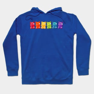 Rainbow Gummy Bears Hoodie